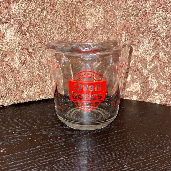Anchor Hocking Other - Vintage Anchor Hocking Oven Basics Glass Measuring Cup with Red Markings